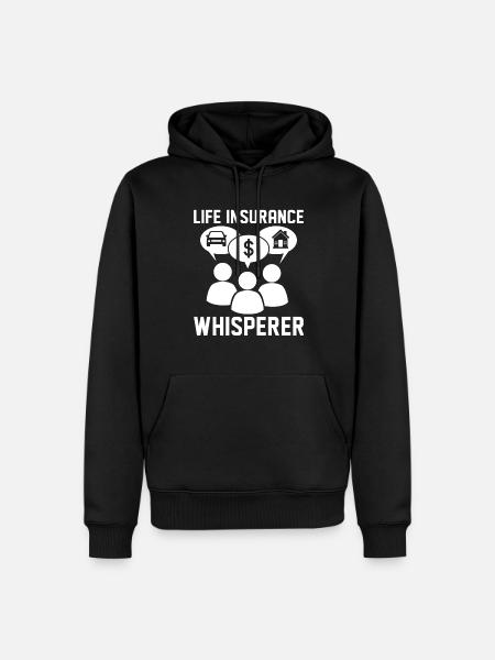 Funny Agent Broker - Men’s Premium Organic Hoodie - black