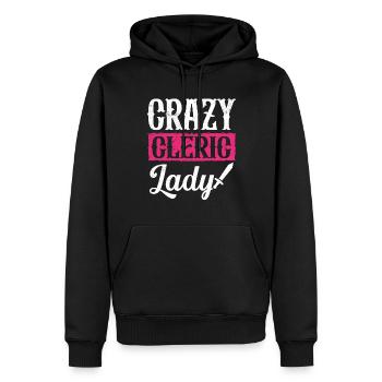 Drôle de Larp Live Action Jeu de rôle Gamer - Sweat à capuche Premium bio Homme - noir - Devant - Nico (187cm)