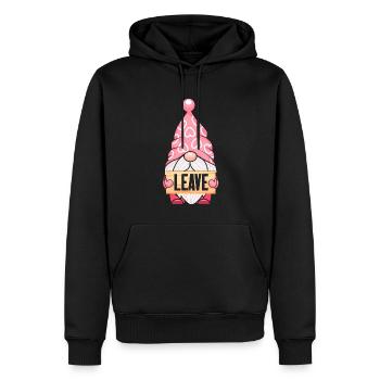 Funny garden gnome gardening dwarf garden - Men’s Premium Organic Hoodie - black - Front - Nico (187cm)