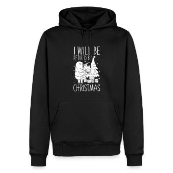 Rentner Rente Lustig - Männer Premium Bio Hoodie - Schwarz - Vorne - Nico (187cm)