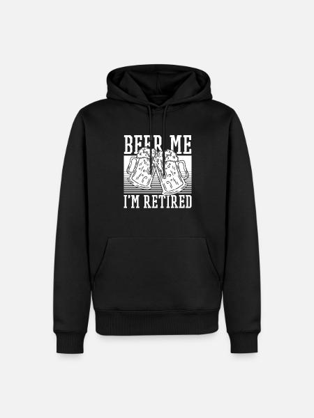 Pensioner pension - Men’s Premium Organic Hoodie - black