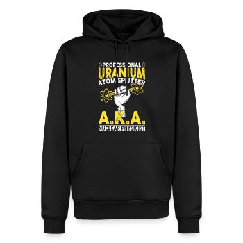 Nuclear Engineer - Men’s Premium Organic Hoodie - black - Front - Nico (187cm)