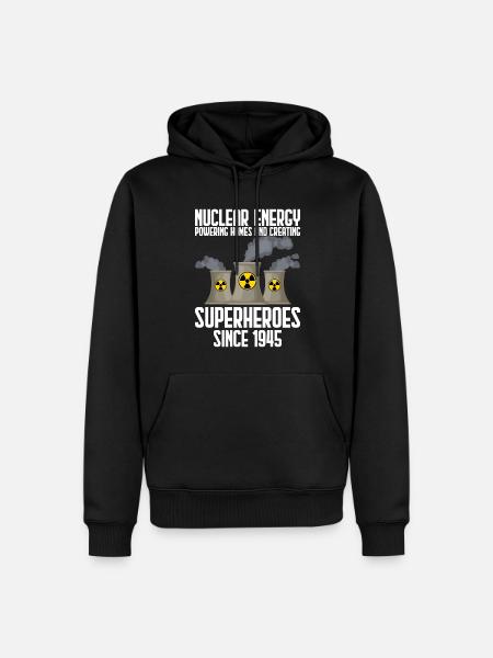 Kernkraftwerk - Männer Premium Bio Hoodie - Schwarz