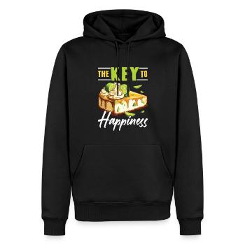 Dessert for Key Lime Pie Lovers - Men’s Premium Organic Hoodie - black - Front - Nico (187cm)