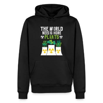 Nuclear Power Plant Nuclear Engineer - Men’s Premium Organic Hoodie - black - Front - Nico (187cm)