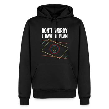 Laser Tag Spieler - Männer Premium Bio Hoodie - Schwarz - Vorne - Nico (187cm)