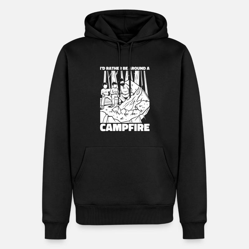 Éclaireur - Sweat à capuche Premium bio Homme - noir