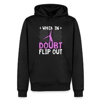 Cartwheel Gymnastik Cheerleading - Männer Premium Bio Hoodie - Schwarz - Vorne - Nico (187cm)