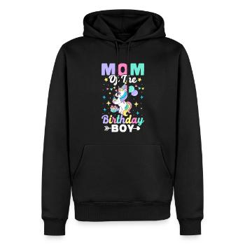 Party Feiern - Männer Premium Bio Hoodie - Schwarz - Vorne - Nico (187cm)