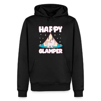 Glamping Wohnmobil Camping - Männer Premium Bio Hoodie - Schwarz - Vorne - Nico (187cm)