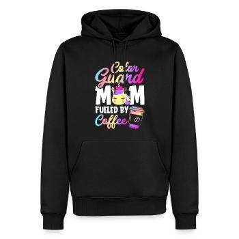 Weibliche Fahnenwache - Männer Premium Bio Hoodie - Schwarz - Vorne - Nico (187cm)