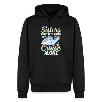 Cruise Girl Vacation - Men’s Premium Organic Hoodie - black - Front - Nico (187cm)