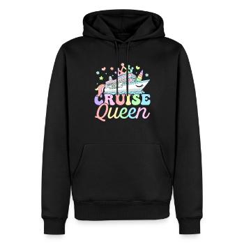 Kreuzfahrt-Urlaub - Männer Premium Bio Hoodie - Schwarz - Vorne - Nico (187cm)