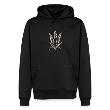 Bière Amateur de bière Hop - Sweat à capuche Premium bio Homme - noir - Devant - Nico (187cm)