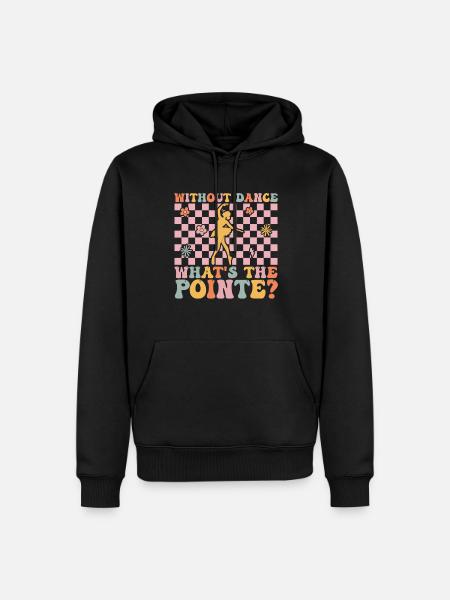 Groovy Ballerina - Men’s Premium Organic Hoodie - black