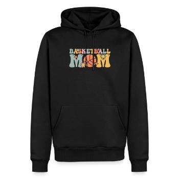 Groovy Mommy - Männer Premium Bio Hoodie - Schwarz - Vorne - Nico (187cm)