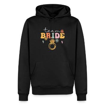 Groovy Bridal Shower enterrement de vie de jeune fille - Sweat à capuche Premium bio Homme - noir - Devant - Nico (187cm)