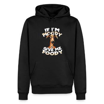 Greyhound Windhund Witzig - Männer Premium Bio Hoodie - Schwarz - Vorne - Nico (187cm)