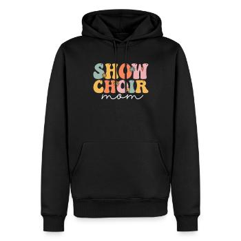 Groovy Chanteur Chanteur Choriste - Sweat à capuche Premium bio Homme - noir - Devant - Nico (187cm)