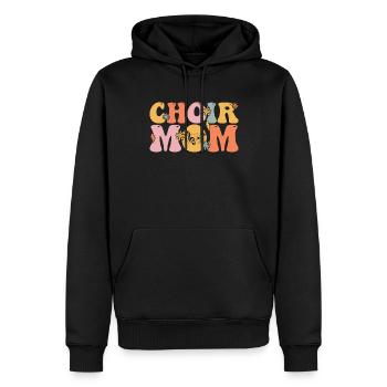 Groovy Chanteur Chanteur Choriste - Sweat à capuche Premium bio Homme - noir - Devant - Nico (187cm)