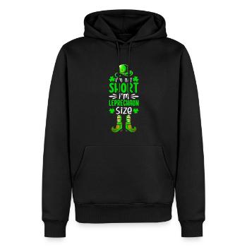 Drôle de Saint-Patrick irlandais - Sweat à capuche Premium bio Homme - noir - Devant - Nico (187cm)