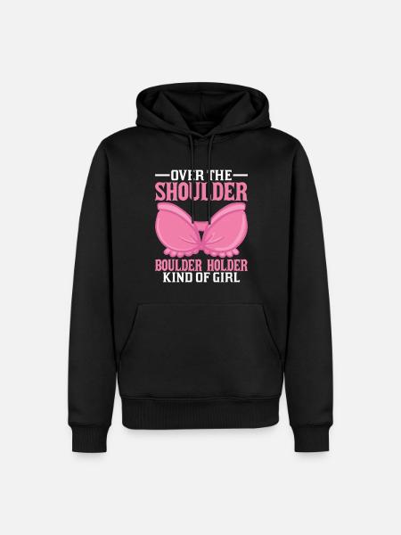 Southern Slang Rock Climbing Girl Country - Men’s Premium Organic Hoodie - black