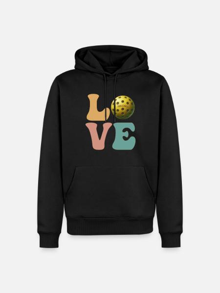 Pickleball Player Coach Team Coach - Men’s Premium Organic Hoodie - black