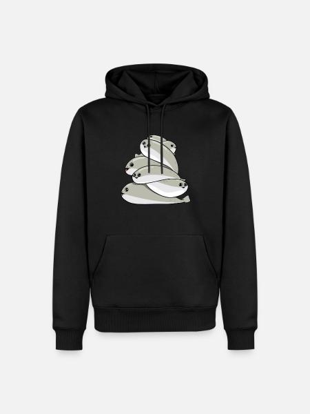 Sacabambaspis Haufenfisch Meme - Männer Premium Bio Hoodie - Schwarz