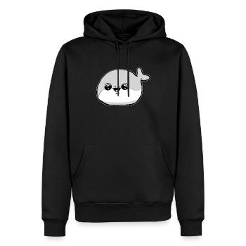 Sacabambaspis Fisch Meme - Männer Premium Bio Hoodie - Schwarz - Vorne - Nico (187cm)
