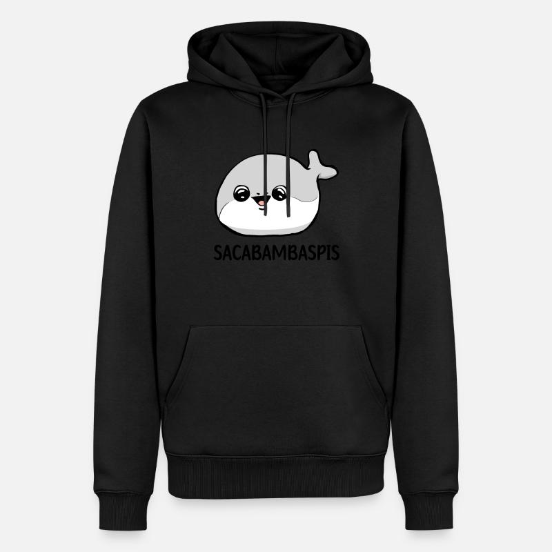Sacabambaspis Poisson Meme - Sweat à capuche Premium bio Homme - noir