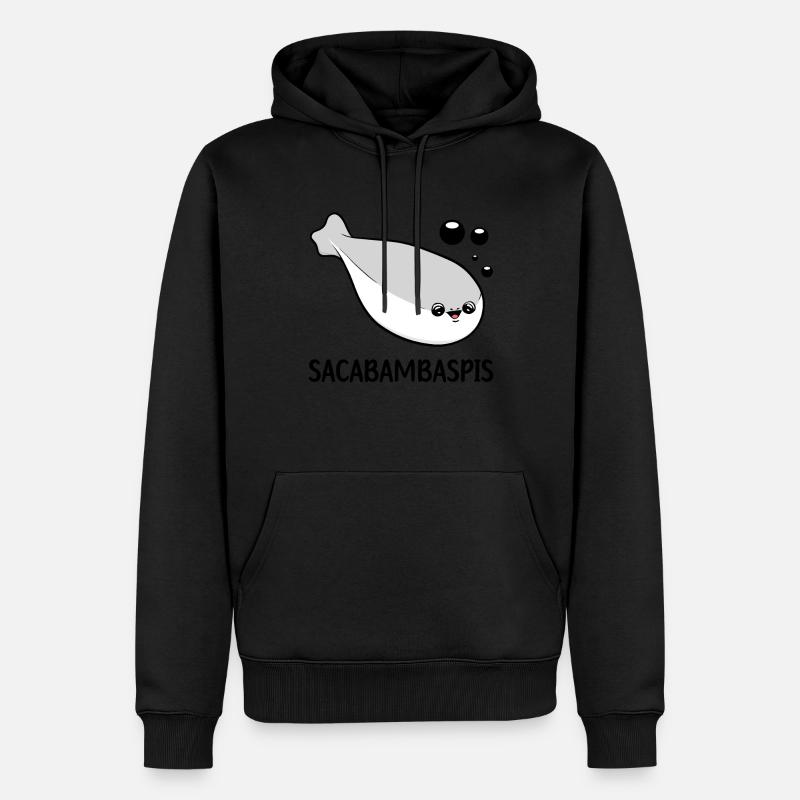 Sacabambaspis Poisson Meme - Sweat à capuche Premium bio Homme - noir