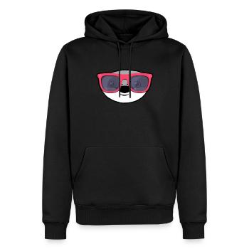 Sacabambaspis Gesicht Fisch Meme Sonnenbrille - Männer Premium Bio Hoodie - Schwarz - Vorne - Nico (187cm)