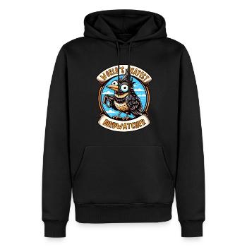 Weltbester Okayer Birdwatcher Vogelbeobachtung - Männer Premium Bio Hoodie - Schwarz - Vorne - Nico (187cm)