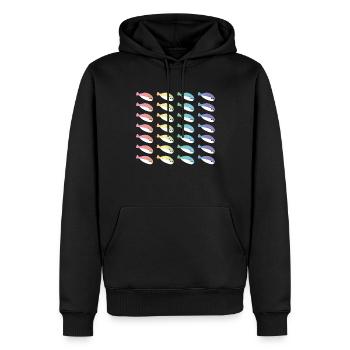 Sacabambaspis Fisch Meme LGBTQ Stolz - Männer Premium Bio Hoodie - Schwarz - Vorne - Nico (187cm)