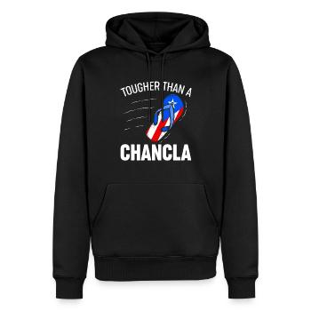 Flagge von Puerto Rico Puerto Rico - Männer Premium Bio Hoodie - Schwarz - Vorne - Nico (187cm)