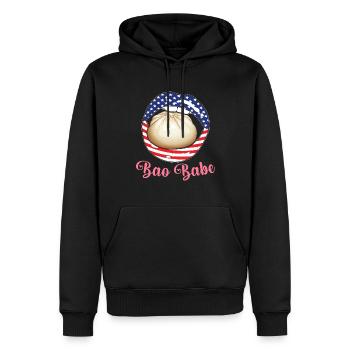 Dim Sum Brötchen Chinesisches Essen - Männer Premium Bio Hoodie - Schwarz - Vorne - Nico (187cm)
