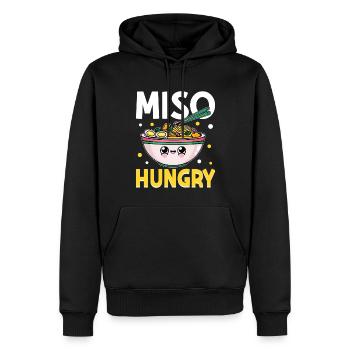 Ramen-Suppe Japanisches Essen - Männer Premium Bio Hoodie - Schwarz - Vorne - Nico (187cm)