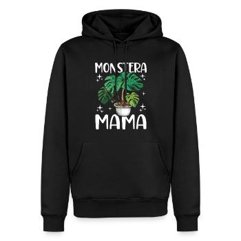 Lustige Zimmerpflanzen-Gärtnerei - Männer Premium Bio Hoodie - Schwarz - Vorne - Nico (187cm)