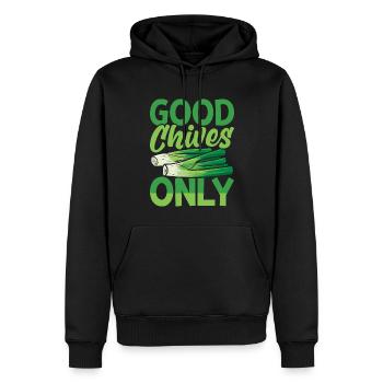 Lustige Zimmerpflanzen-Gärtnerei - Männer Premium Bio Hoodie - Schwarz - Vorne - Nico (187cm)