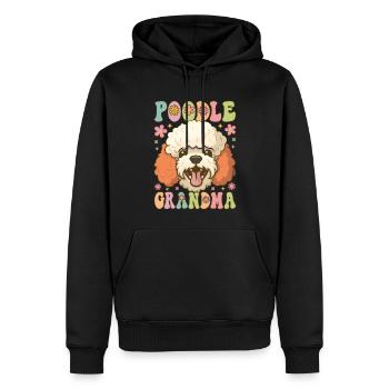Groovy Hundeliebhaberin - Männer Premium Bio Hoodie - Schwarz - Vorne - Nico (187cm)