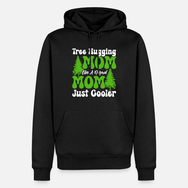 Maman câlineuse d’arbre - Sweat à capuche Premium bio Homme - noir