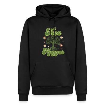 Umweltschützer Naturliebhaber - Männer Premium Bio Hoodie - Schwarz - Vorne - Nico (187cm)