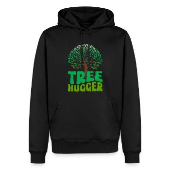 Umweltschützer Naturliebhaber - Männer Premium Bio Hoodie - Schwarz - Vorne - Nico (187cm)