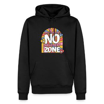 Mom Mom - Men’s Premium Organic Hoodie - black - Front - Nico (187cm)