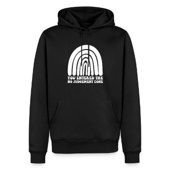 Mom Mom - Men’s Premium Organic Hoodie - black - Front - Nico (187cm)