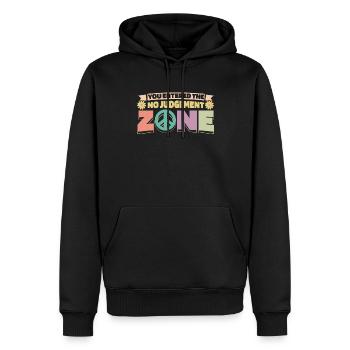 Mom Mom - Men’s Premium Organic Hoodie - black - Front - Nico (187cm)