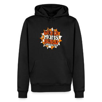 Mom Mom - Men’s Premium Organic Hoodie - black - Front - Nico (187cm)
