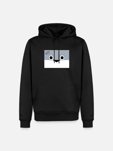 Sacambaspis Ancient Fish Meme Uncertain - Men’s Premium Organic Hoodie - black