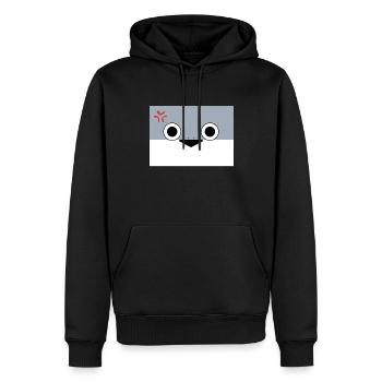 Sacambaspis Antiker Fisch Meme verärgert - Männer Premium Bio Hoodie - Schwarz - Vorne - Nico (187cm)