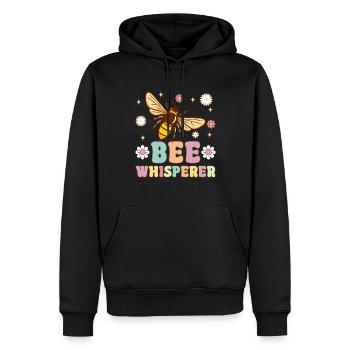 Bee Whisperer Beekeeper Beekeeping - Men’s Premium Organic Hoodie - black - Front - Nico (187cm)